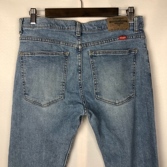 Wrangler Light Wash Boys Husky Jeans 16 - Picture 5 of 7